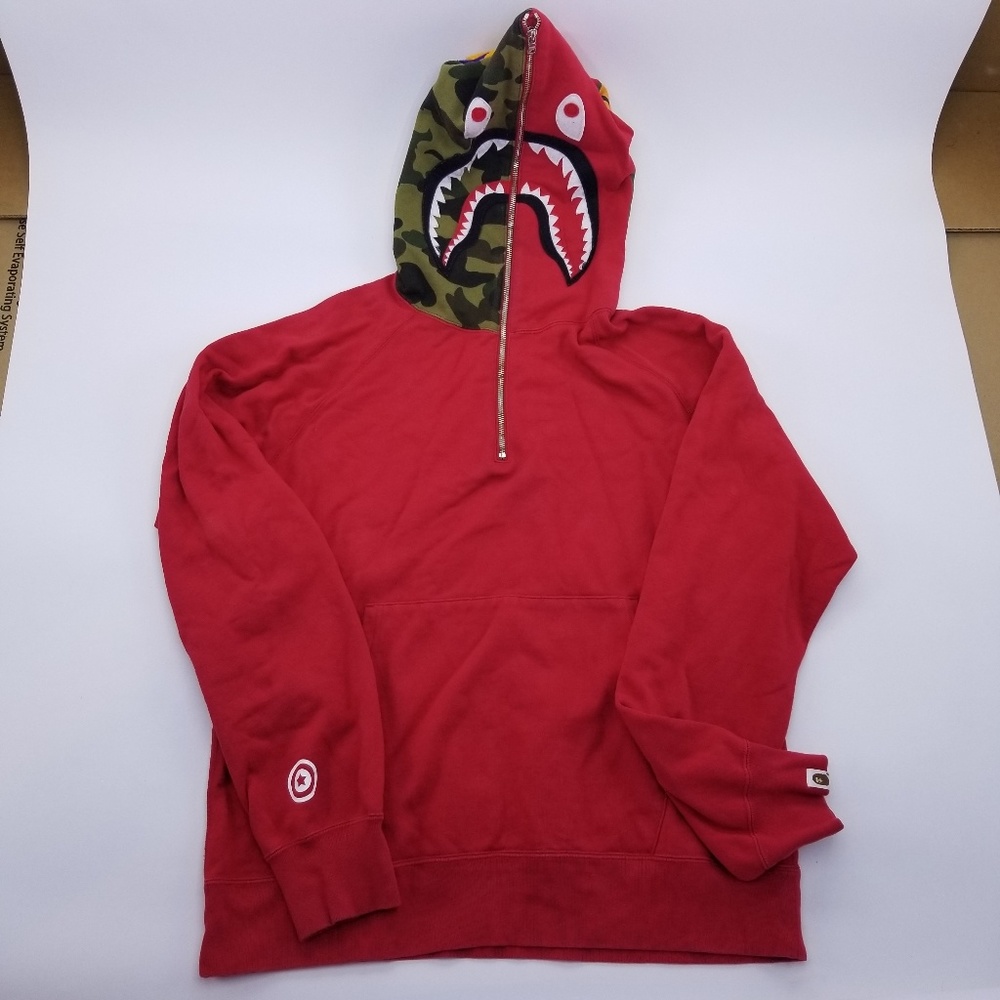 Bape Camo Shark Hoodie Size XXL